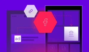 Graphical image about how Facebook dep linking works.