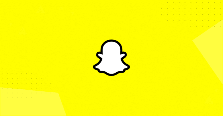 yellow background with snapchat logo