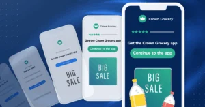 Phones layered with examples of NativeLink use cases