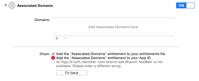 Setting Up Associated Domain for Universal Links