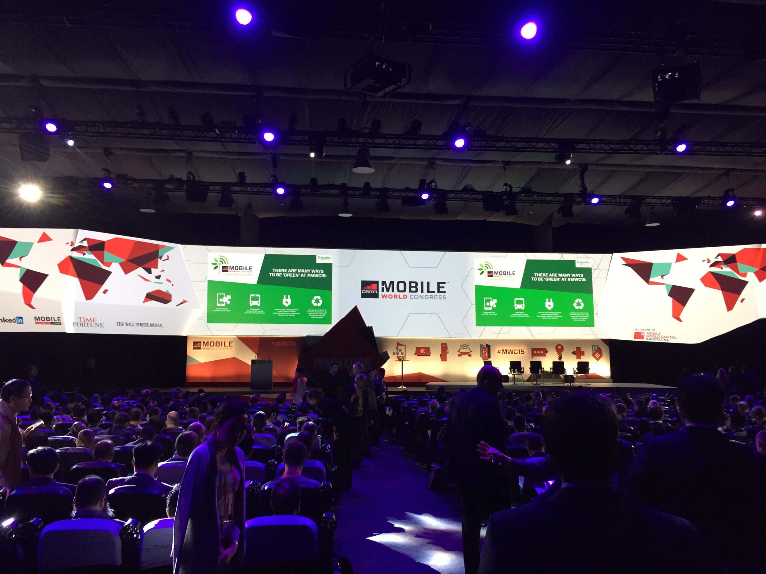 Mobile World Congress stage