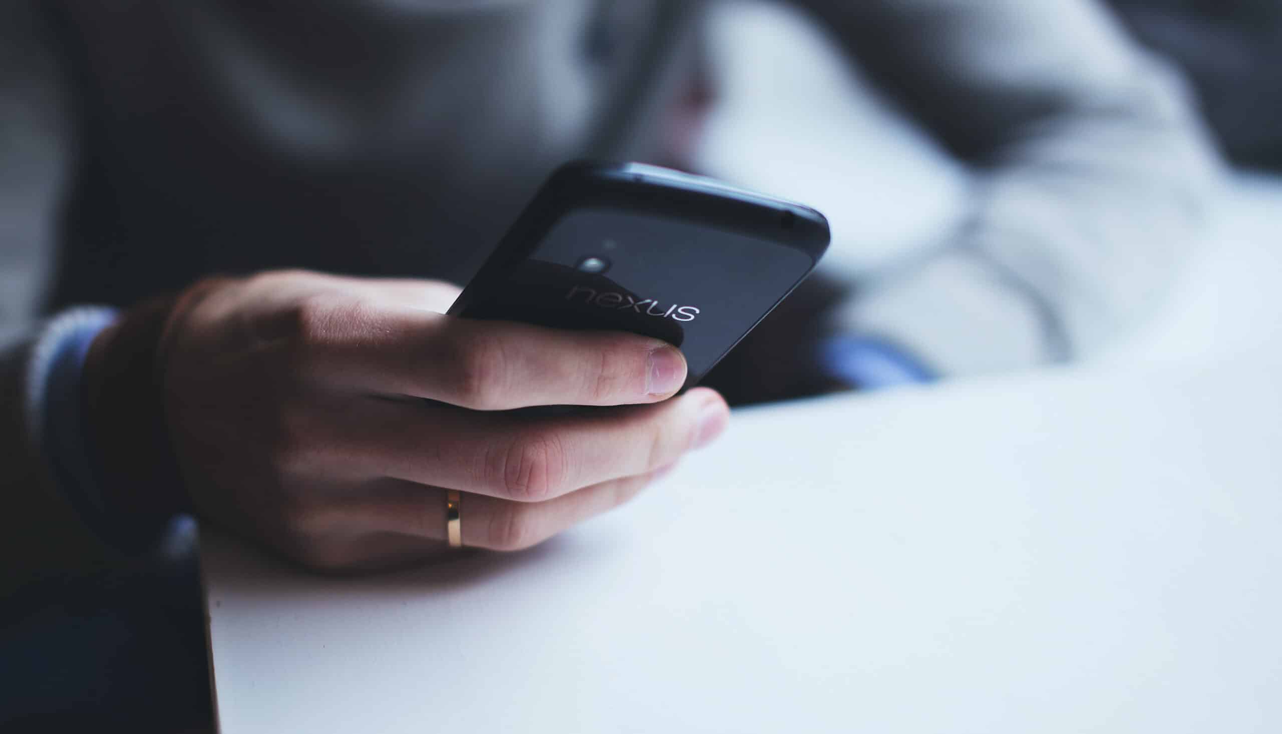 hand holding nexus