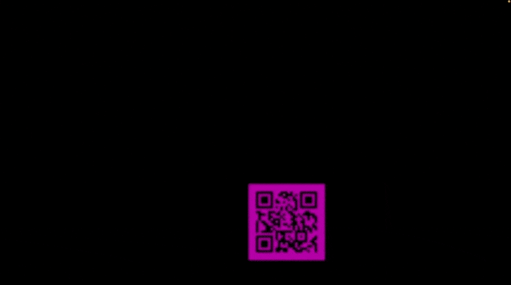 Example of QR code TV Ads. Coinbase superbowl QR code TV ad