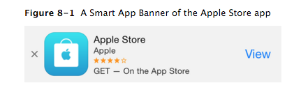 Apple Smart App Banner