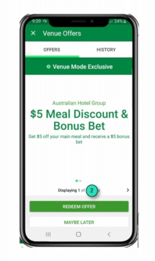 Australia's leading sports betting app Tabcorp offers specific promos and discount to users using deep linking