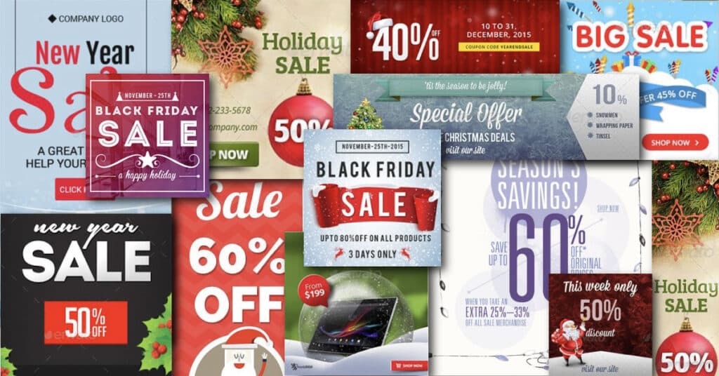 image displaying "sale" banners