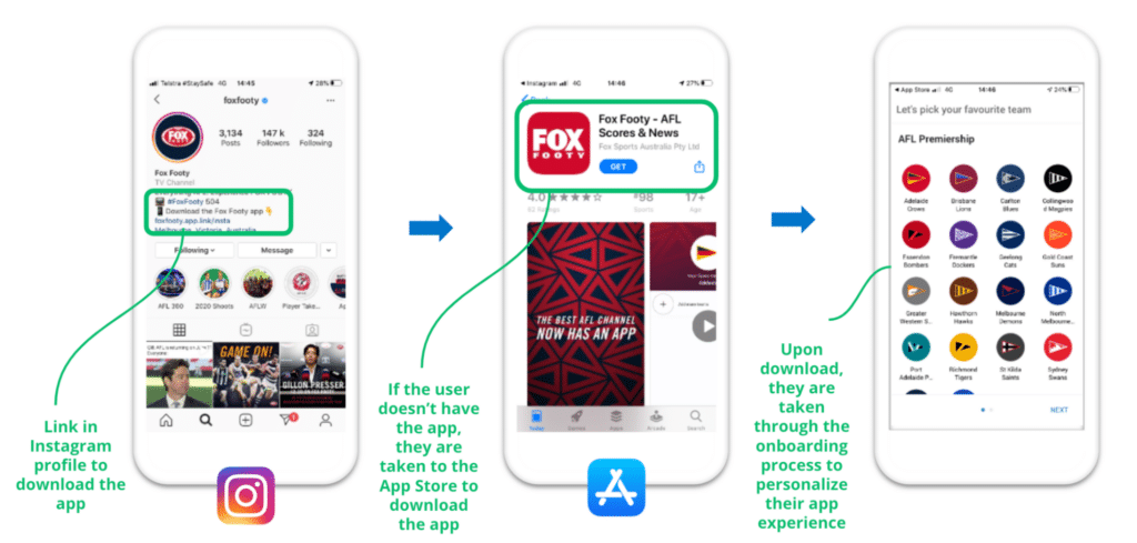 FOX sports onboarding flow