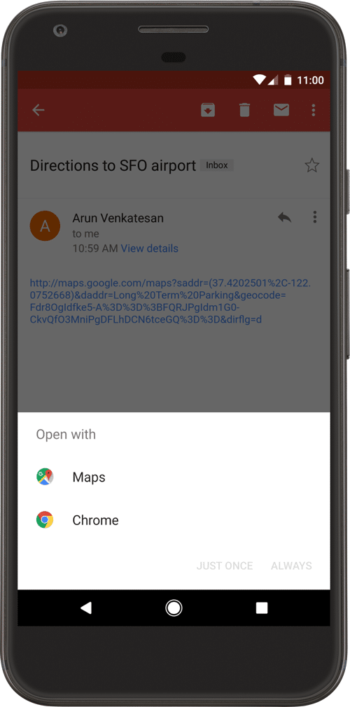 HOW TO OPEN  IN BROWSER INSTEAD OF APP IN MOBILE 