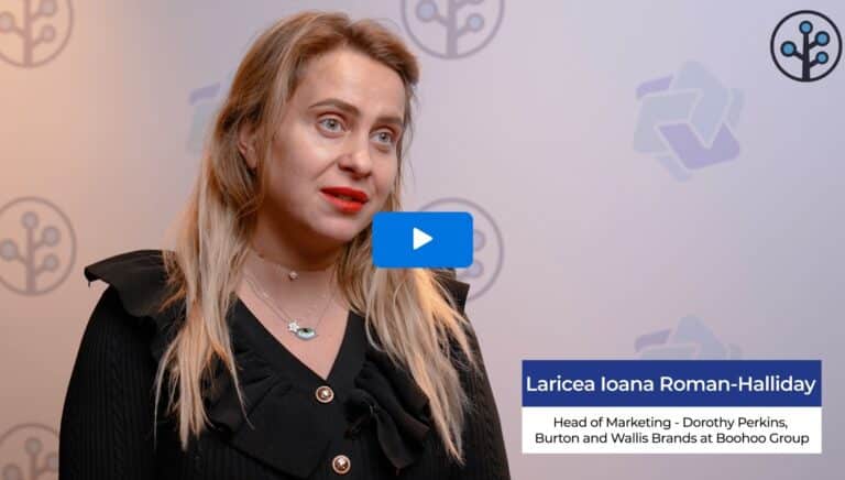 Why Branch? | Laricea Roman – Dorothy Perkins, Boohoo Group screenshot from testimonial video. Learn how Dorothy Perkins of Boohoo Group partners with Branch to unlock new opportunities and accelerate growth.