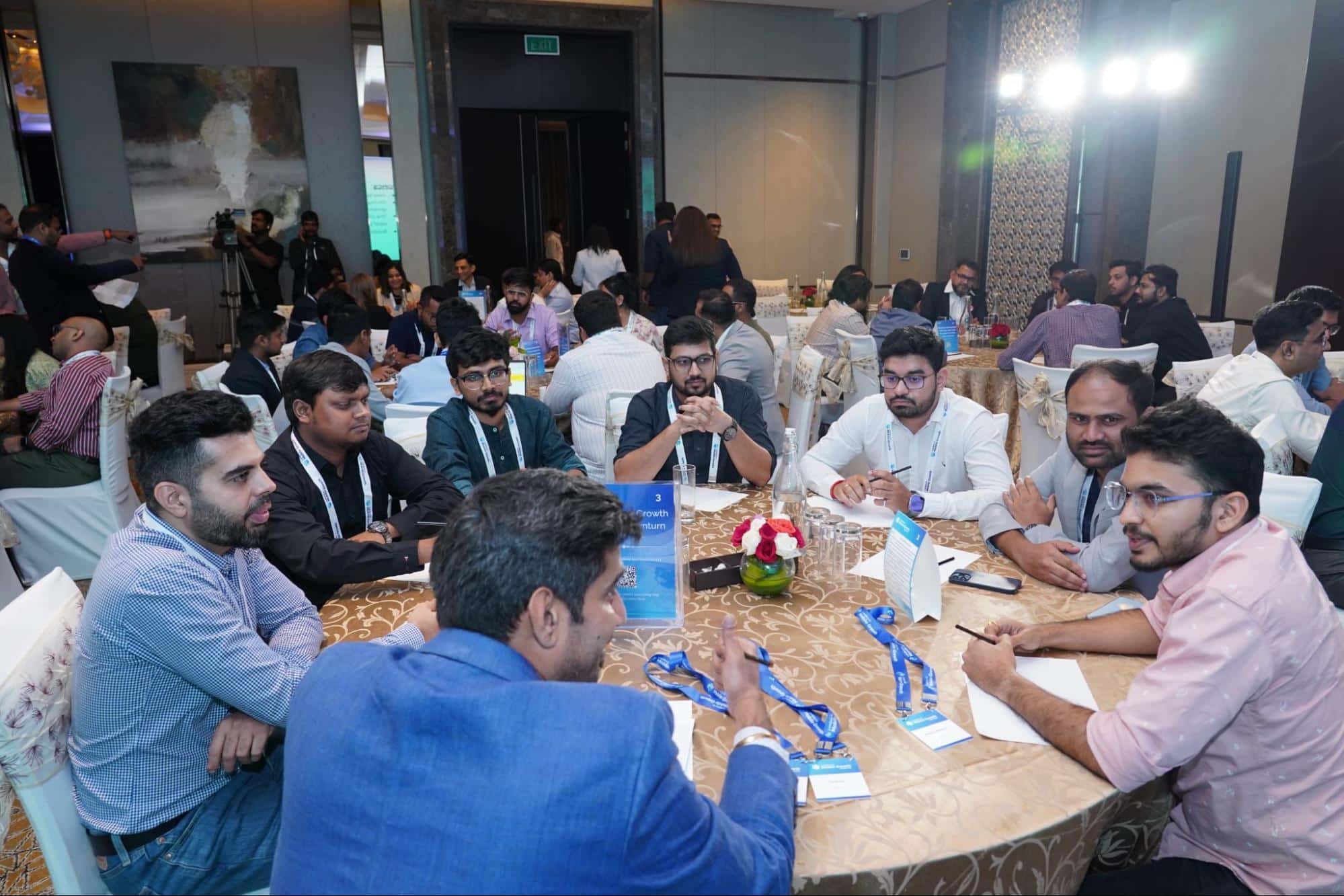 Image of attendees at Branch's LIMG Bangalore event during roundtable discussions