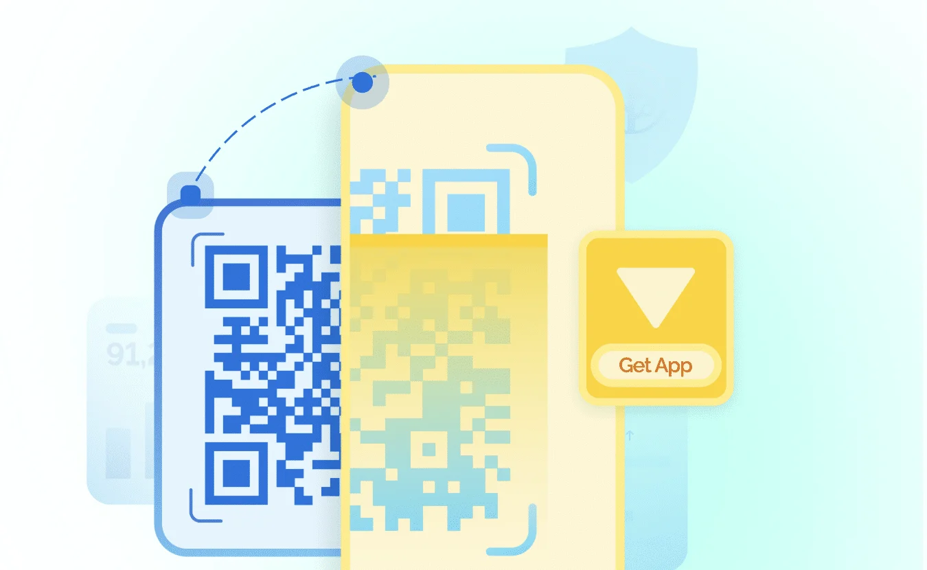 Bridge offline and online with dynamic QR codes
