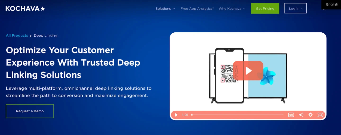 Demo of Kochava deep linking products
