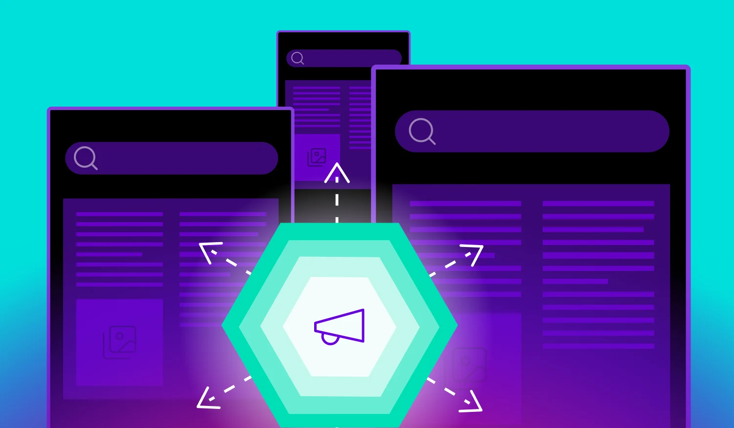 Graphical image of the steps to promote an app.