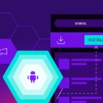 Graphical depiction of installation of an android smart banner