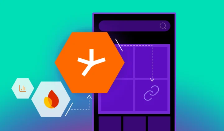 Graphic depiction of the comparison between Branch and Firebase