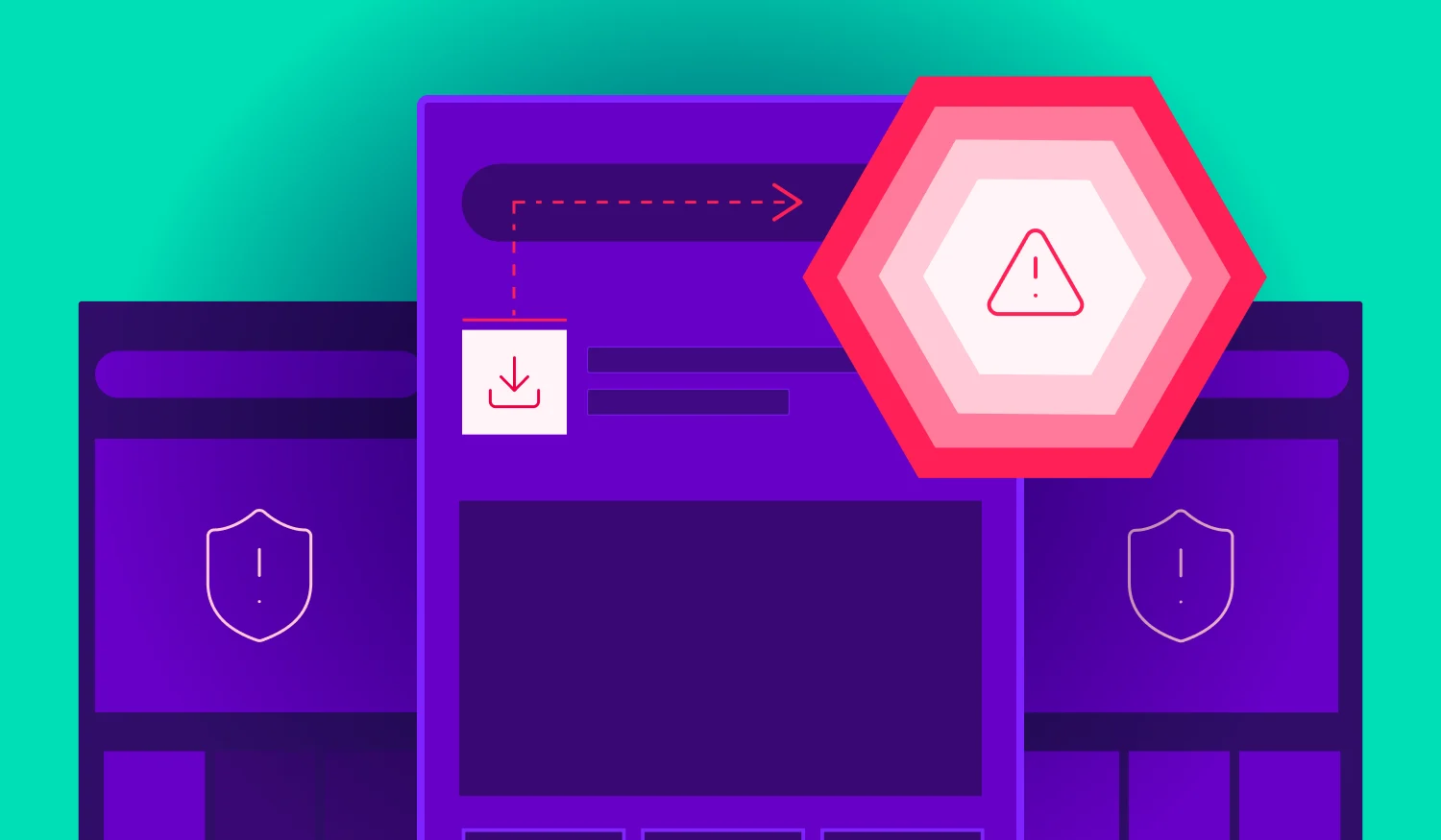 Artistic interpretation of fake app install fraud